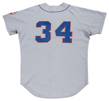 1972 Danny Frisella Game Used New York Mets Road Jersey 